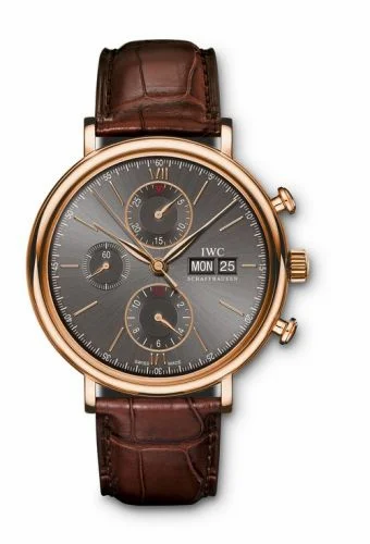 IWC Portofino Chronograph Red Gold / Grey IW3910-21 (3910-21, IW391021)